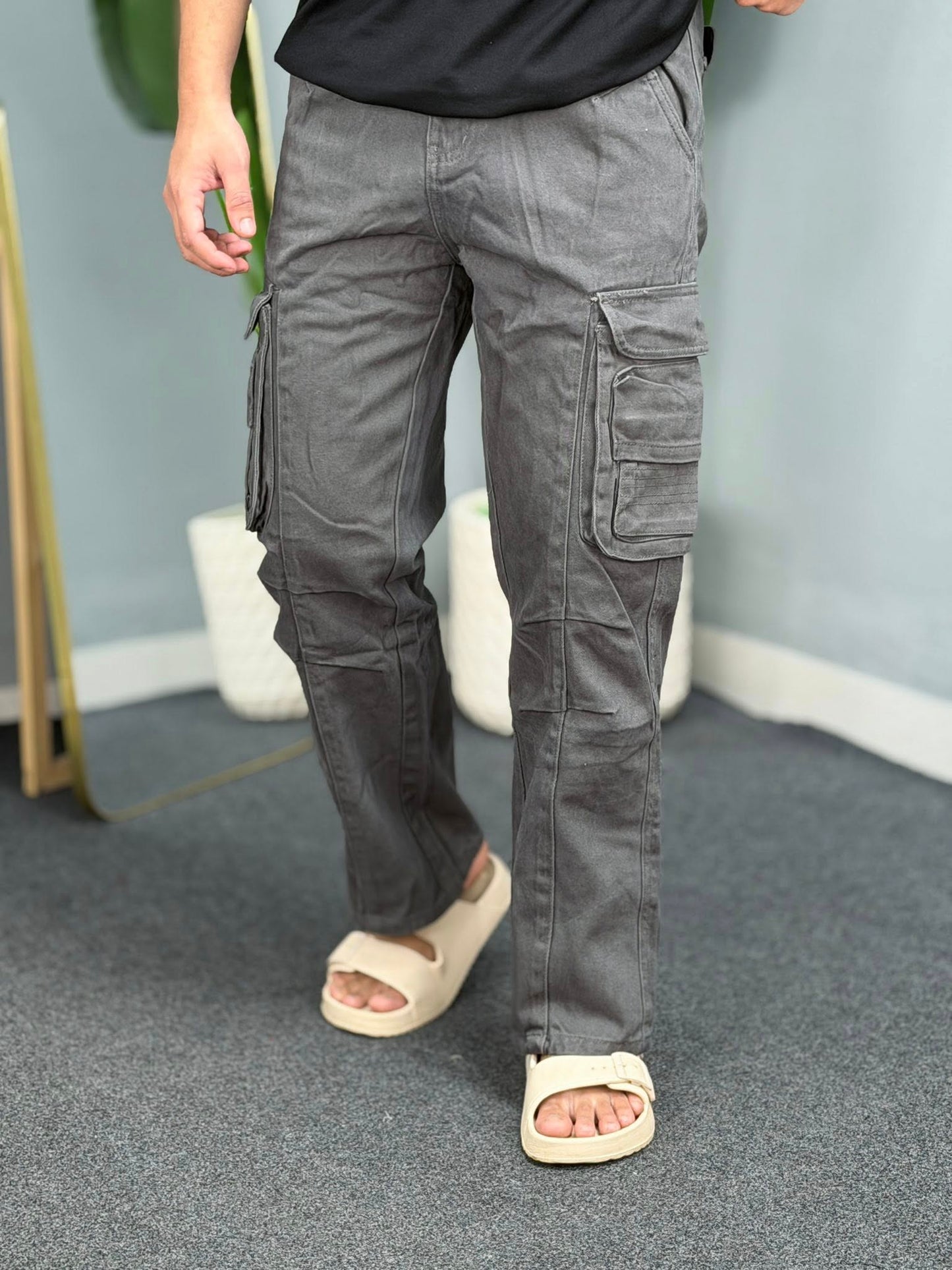 Multi Pocket Utility Cargo Pants