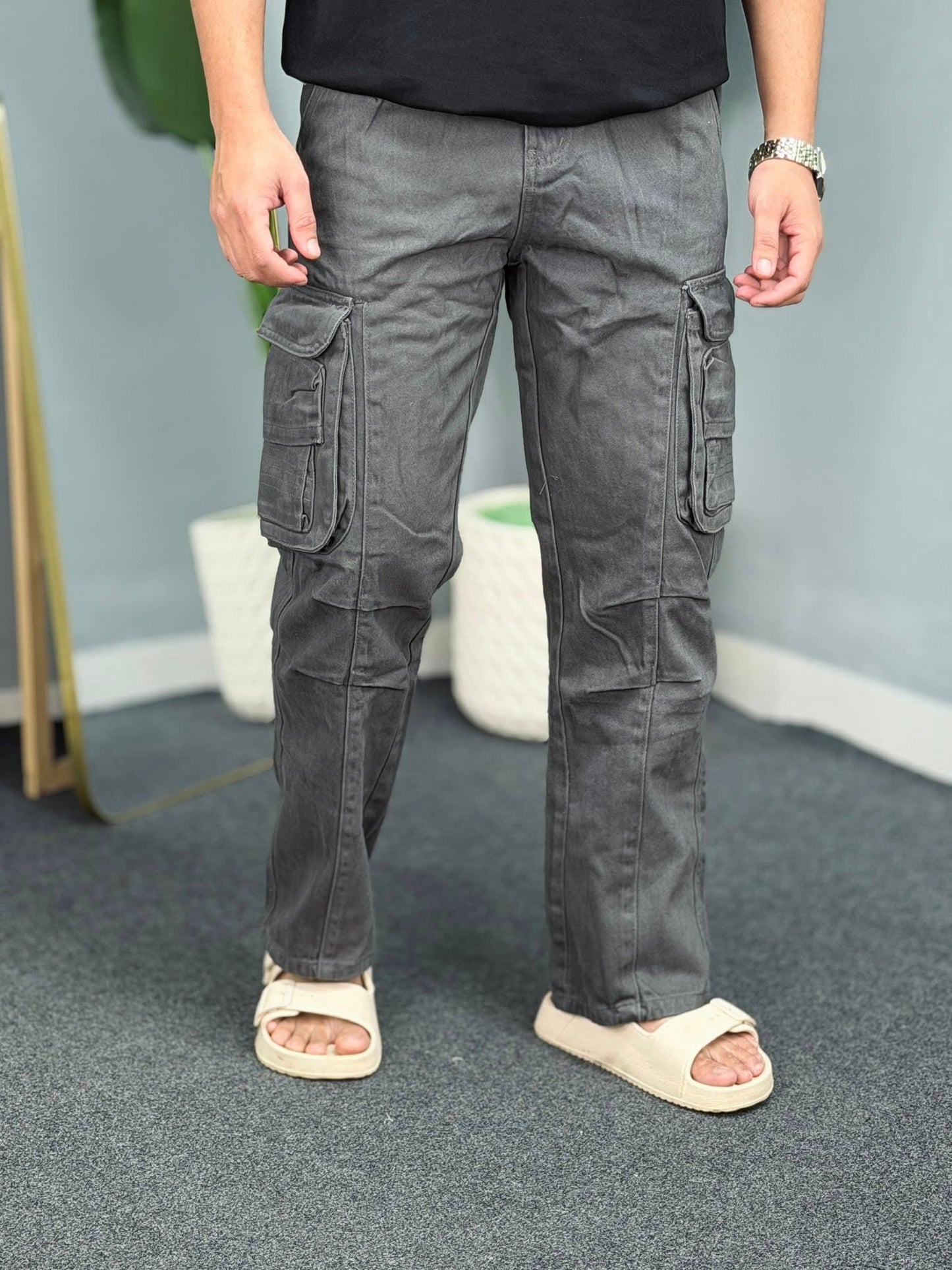 Multi Pocket Utility Cargo Pants