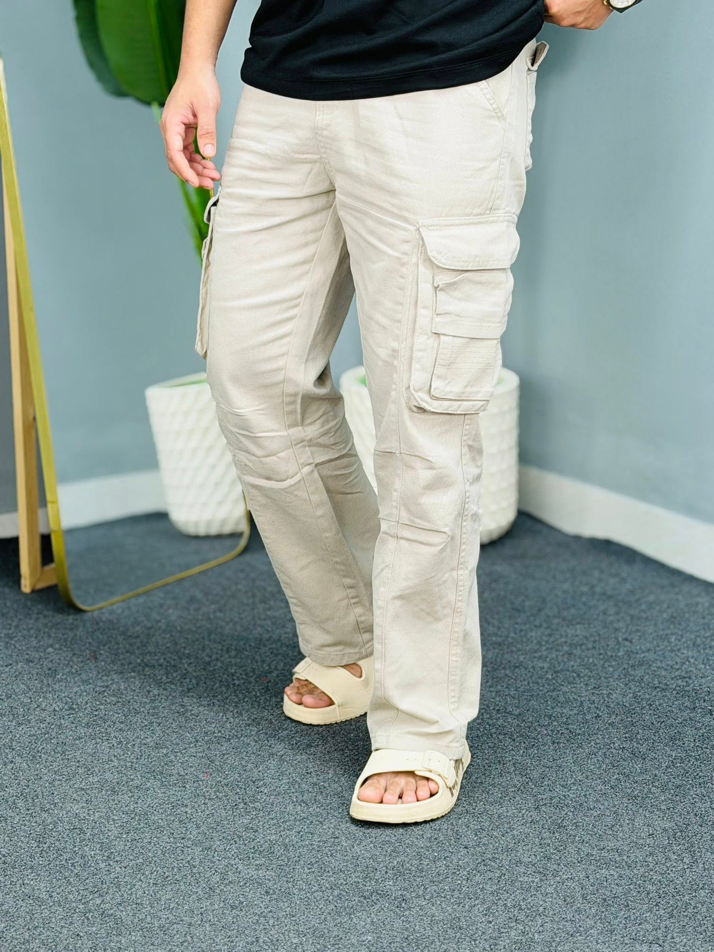 Multi Pocket Utility Cargo Pants