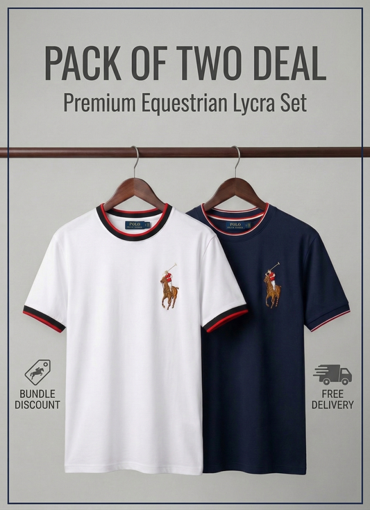 The Classic Equestrian Lycra Tee Two Pack