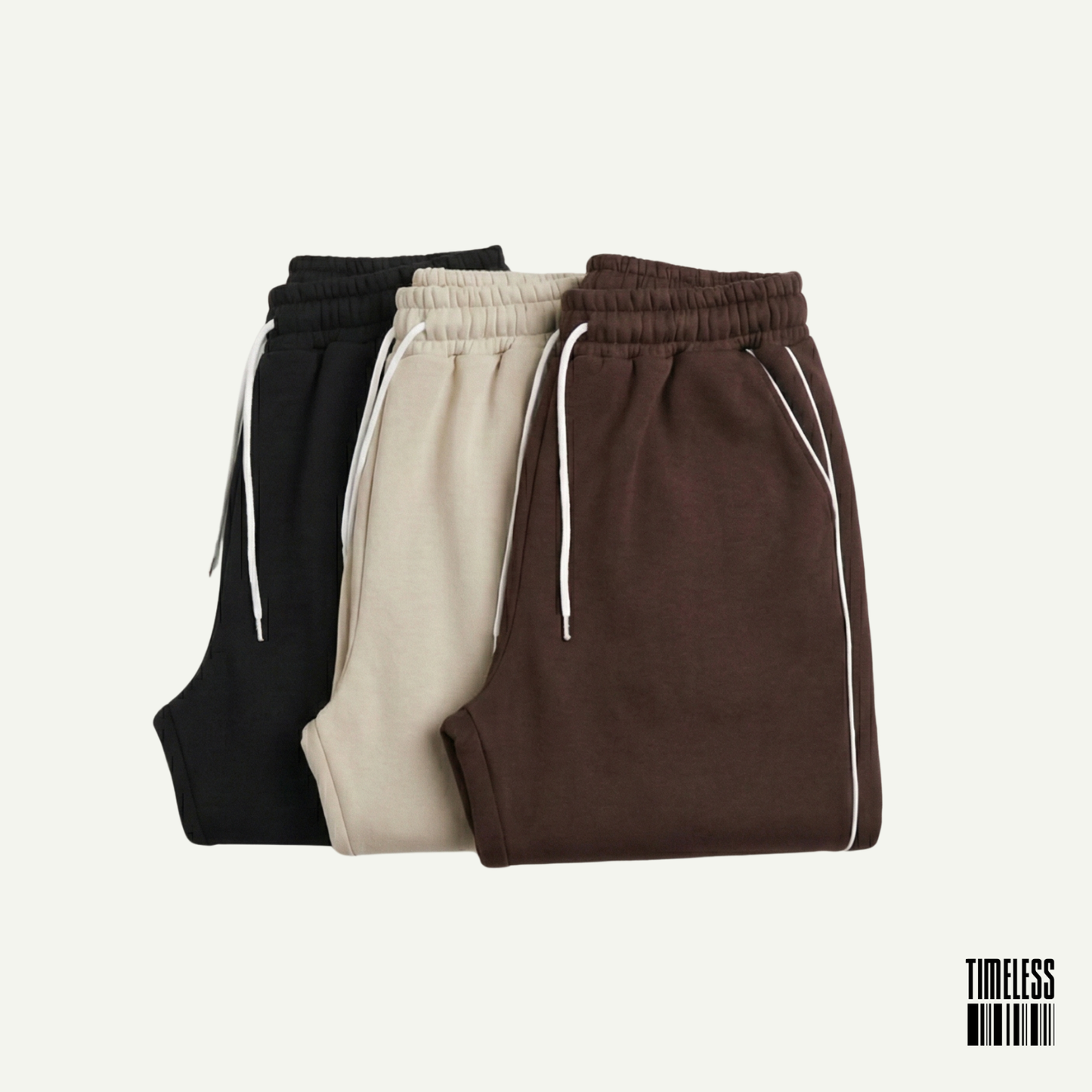 Women's Contrast Piping Wide Leg Trousers