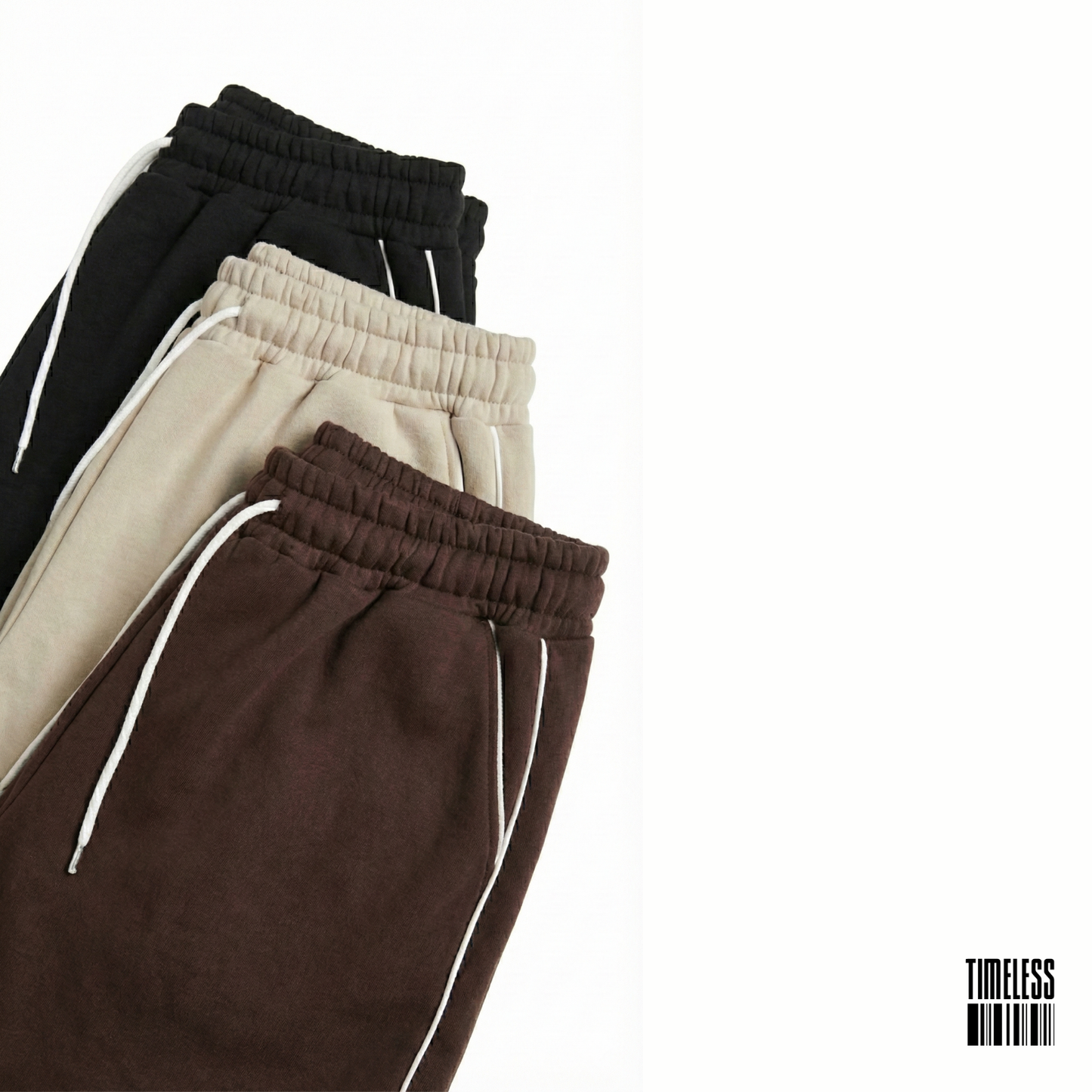 Women's Contrast Piping Wide Leg Trousers