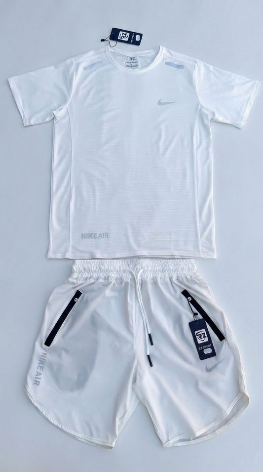 Essential Lightweight Athletic Shorts and Shirt Set